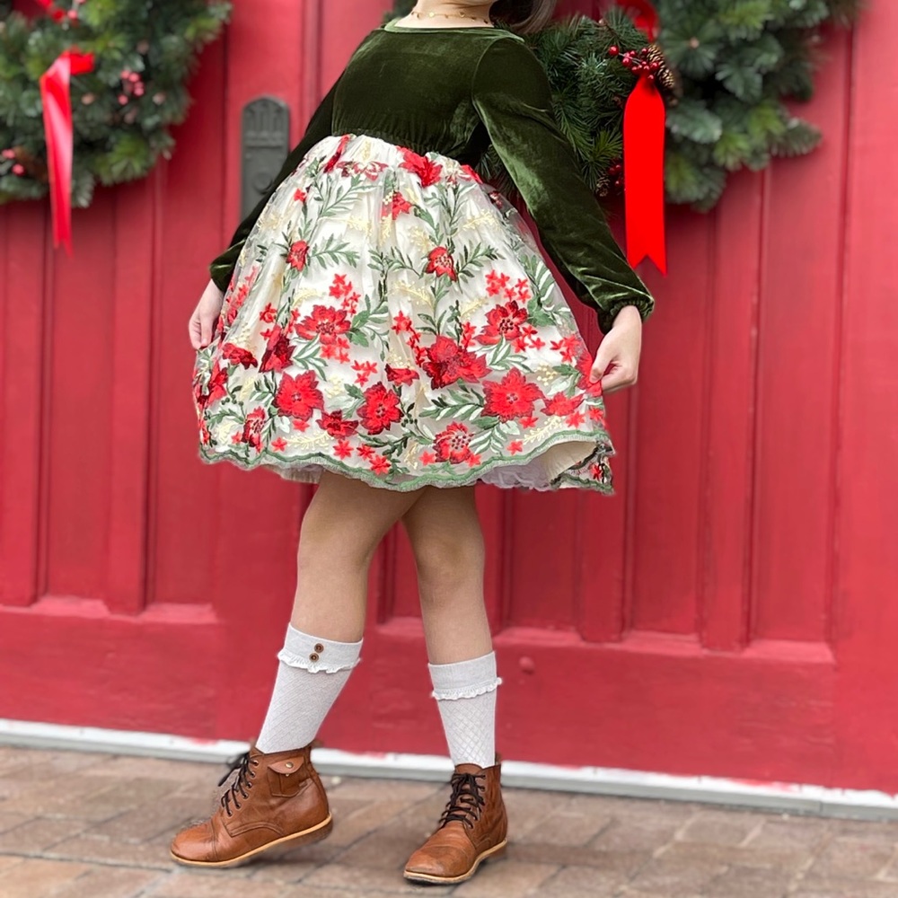 Mini Boho Noel dress & matching bloomer shorts size 10